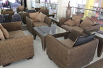 Качествена мека мебел от естествен ратан за дома и заведението
